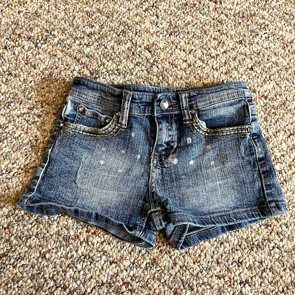 Girls Denim & Cloth distressed Jean Shorts size 10